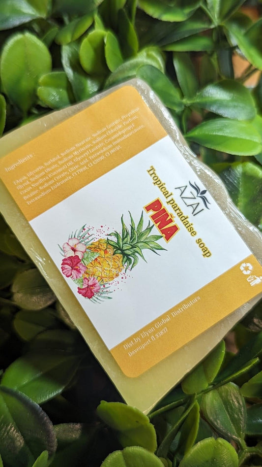 Tropical Paradise Soap  Pineapple (Piña) - Premium Soap Bar from Azai Products  - Just $10! Shop now at Azai Products 