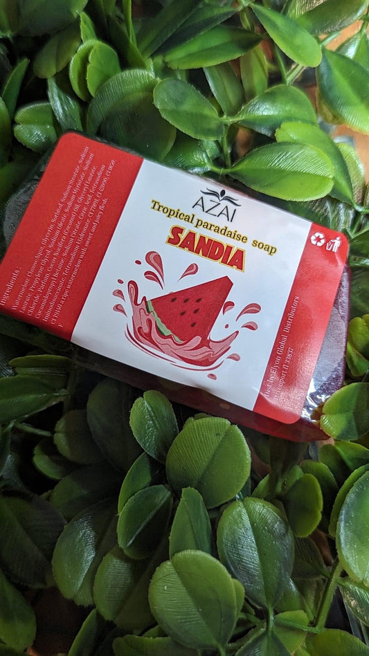 Tropical Paradise Soap Watermelons (Sandia) - Premium Soap Bar from Azai Products  - Just $10! Shop now at Azai Products 